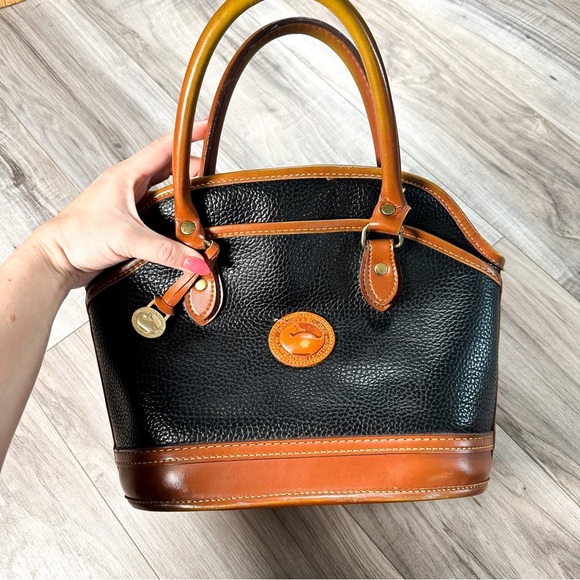 Dooney & Bourke All Weather Leather Satchel Bag - Picture 7 of 9